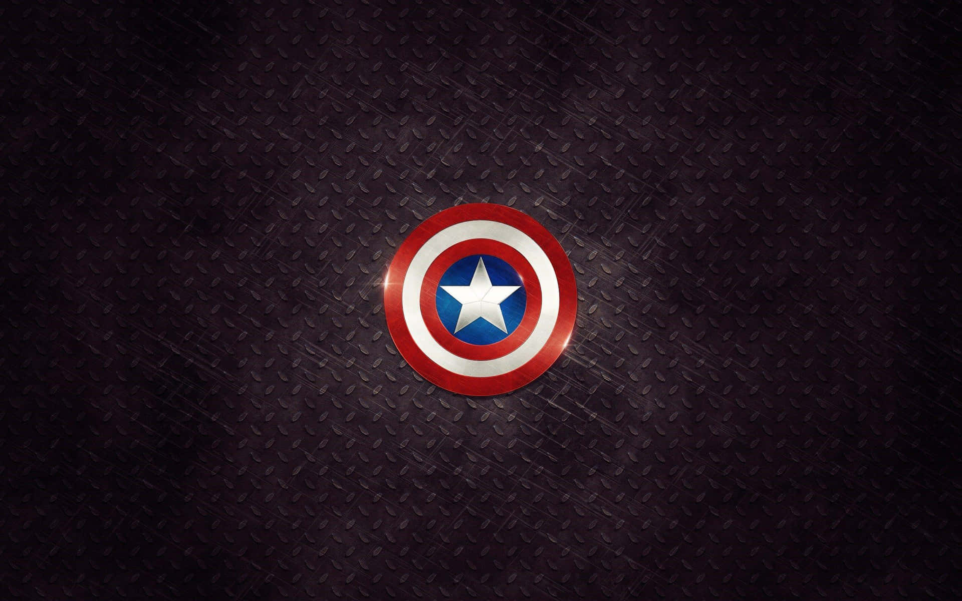 Captain America Shield Dark Background Background