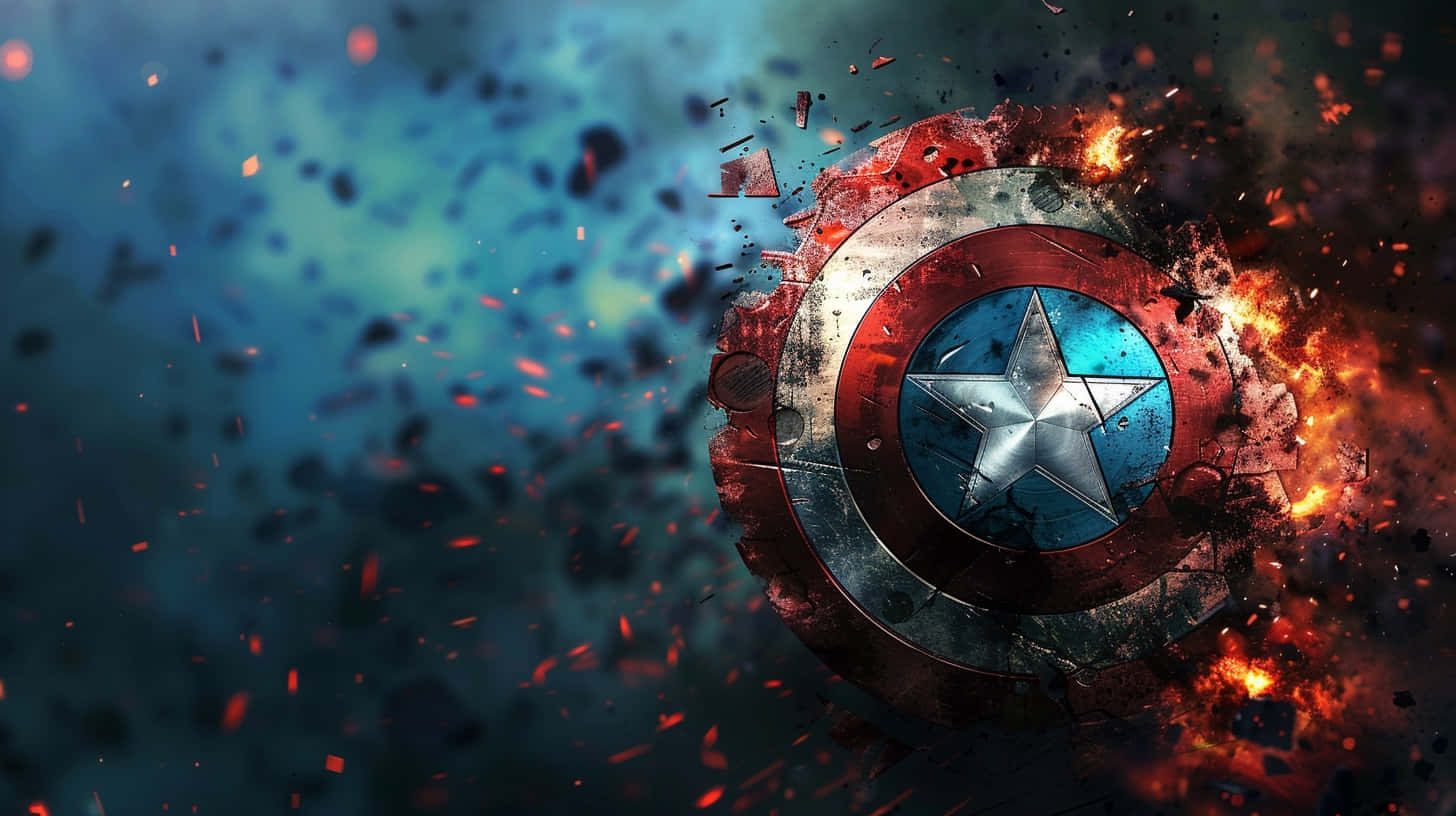 Captain America Shield Explosion