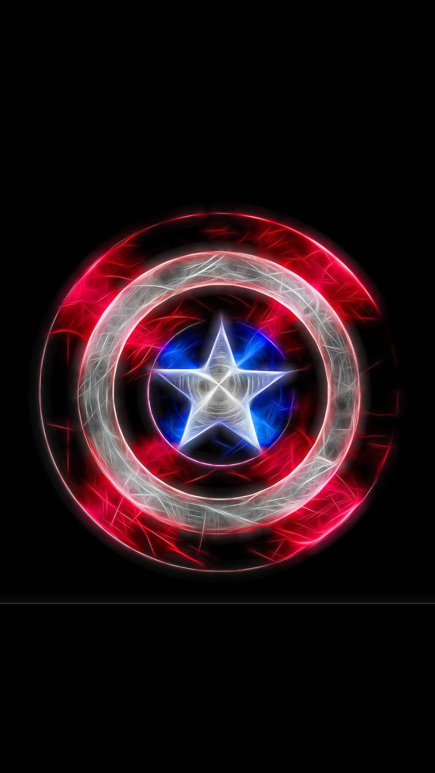 Captain America Shield Iphone Neon Aesthetic Background