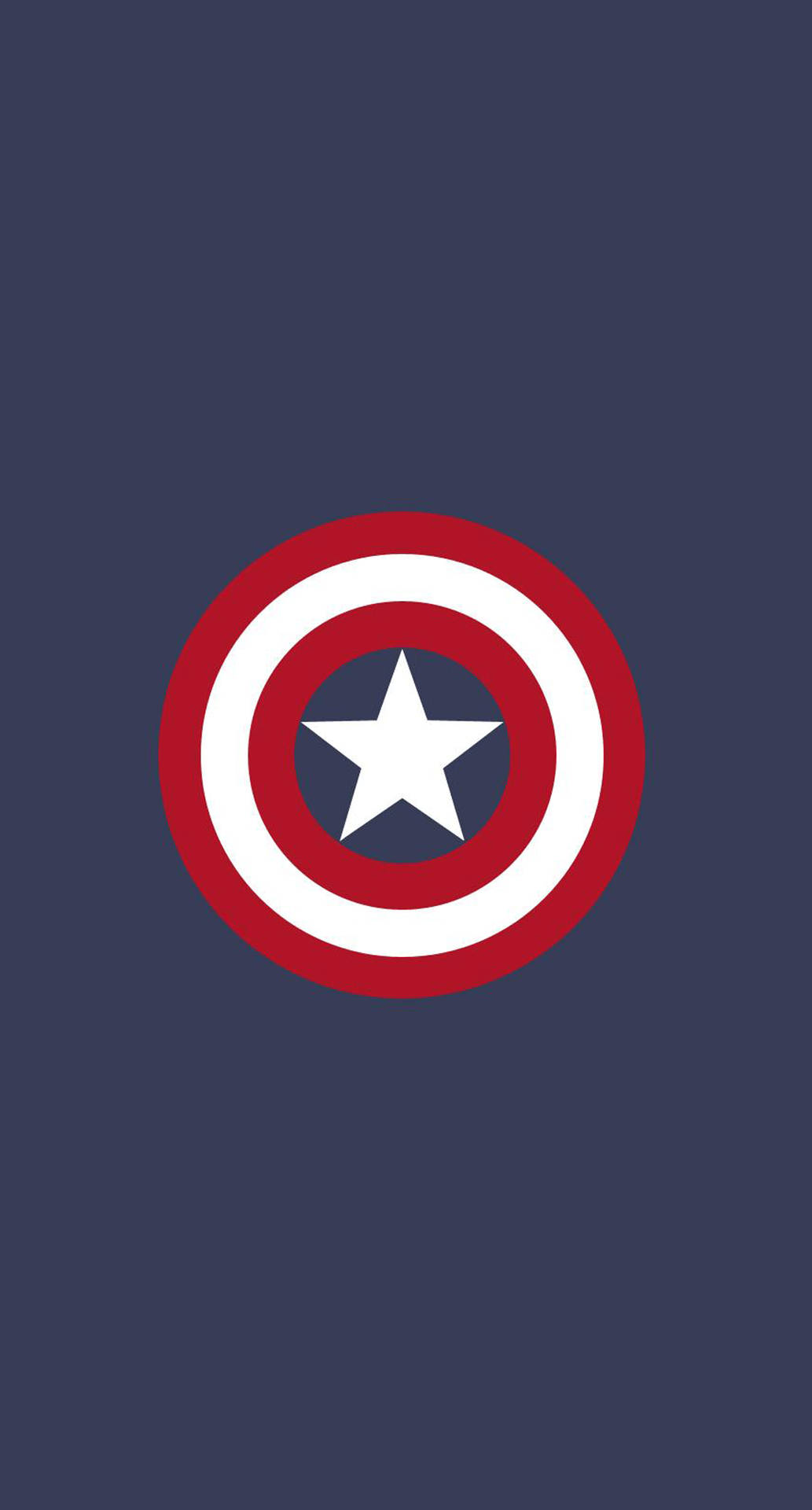 Captain America Shield Minimalist Iphone Background