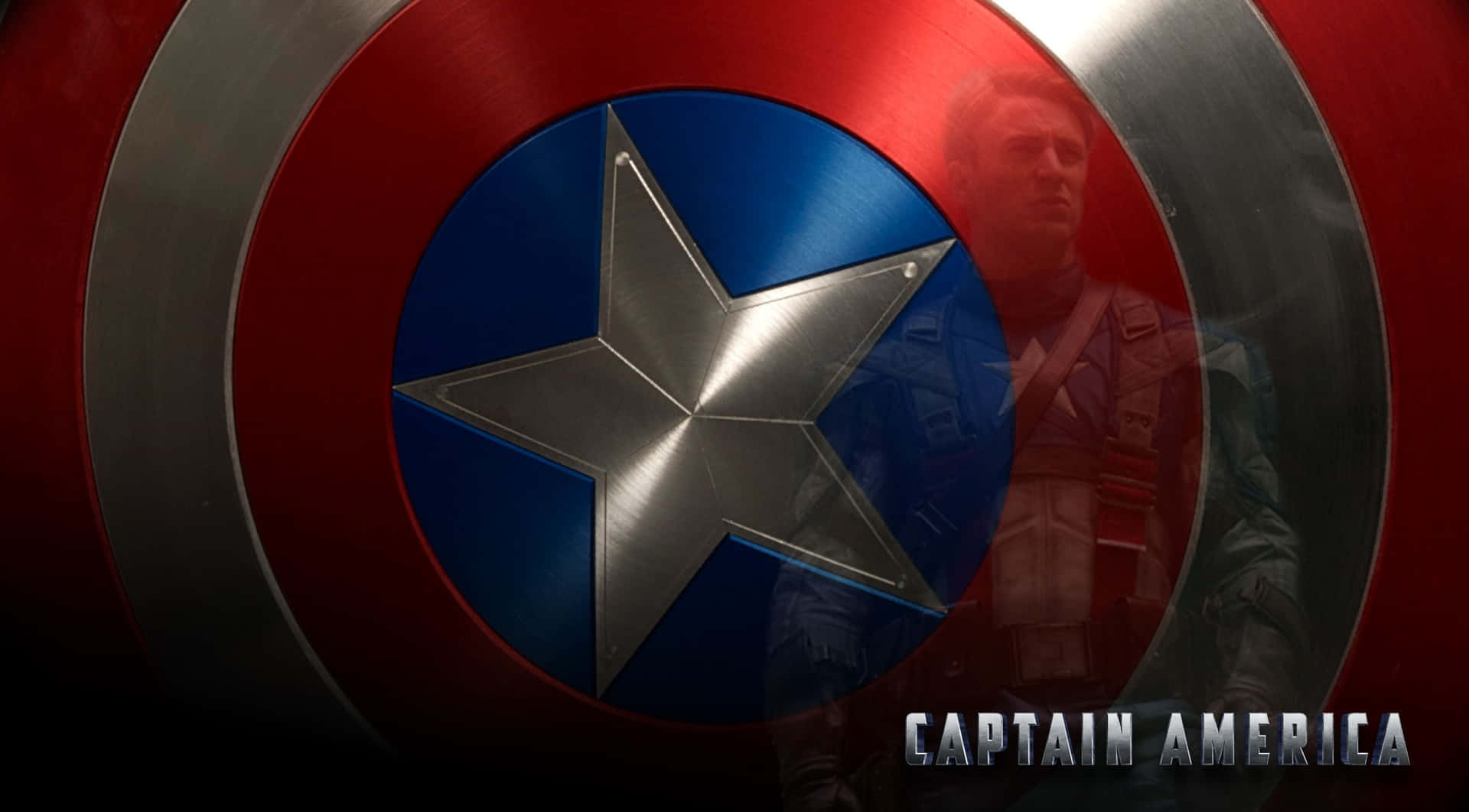 Captain America Shield Reflection Background