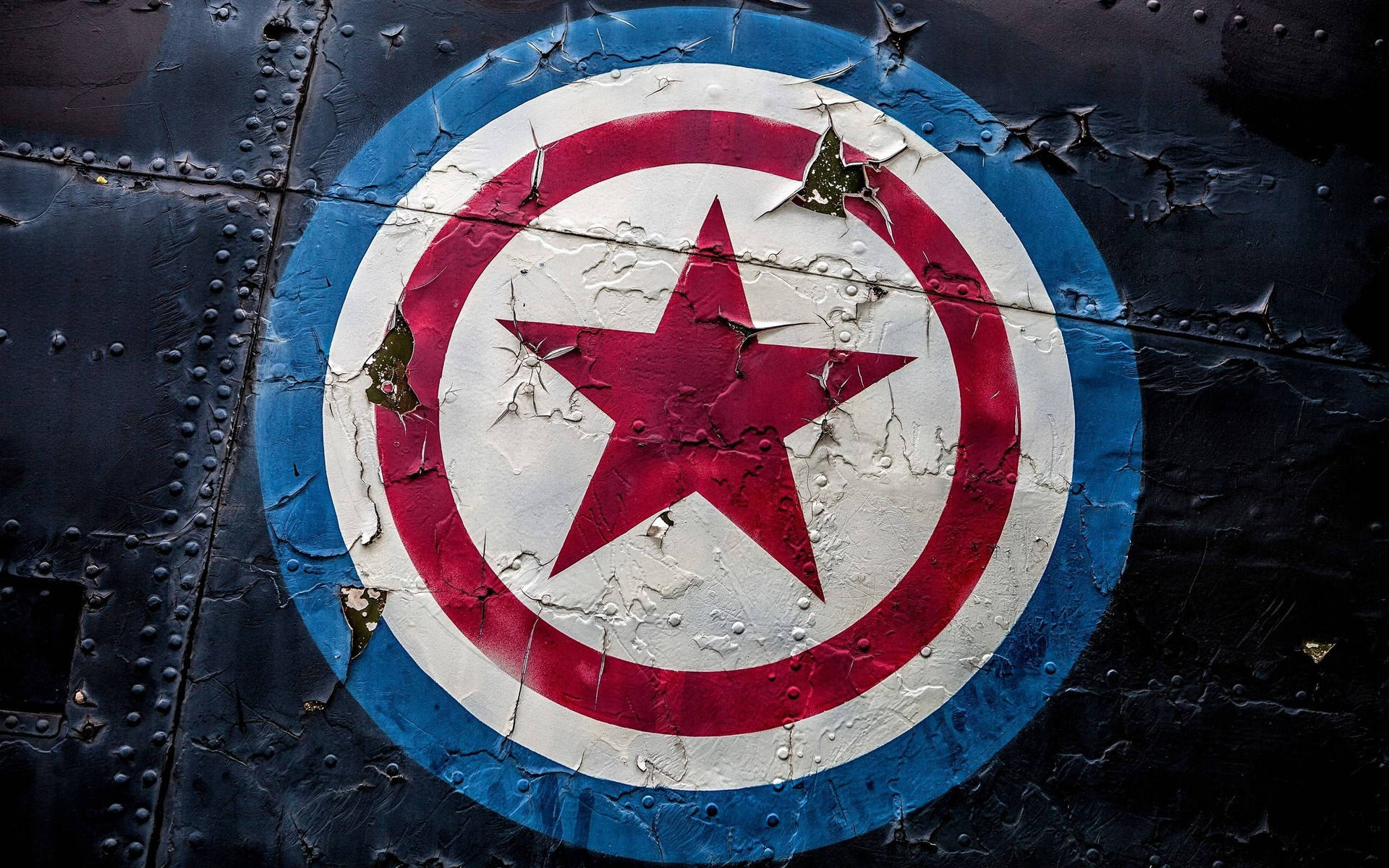 Captain America Symbol Background