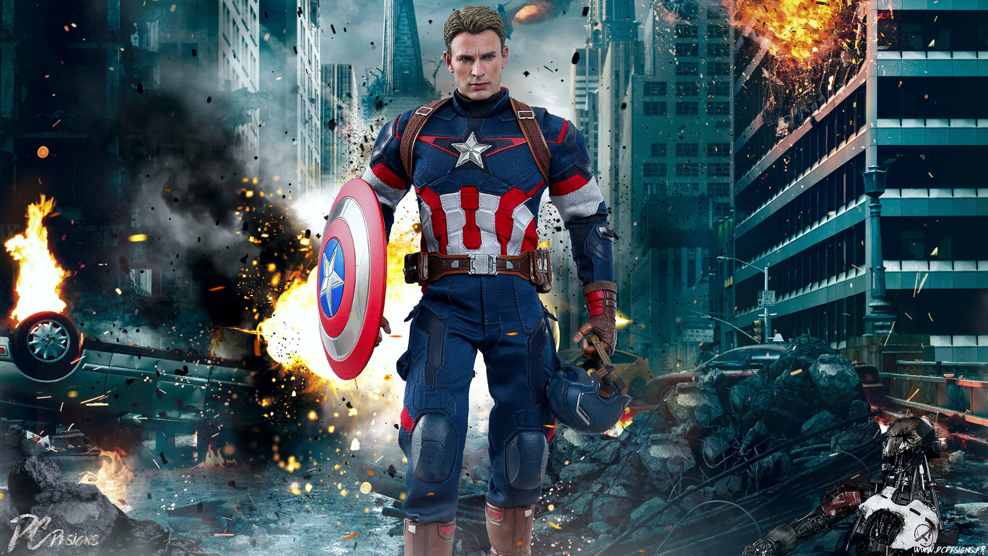 Captain America Toy 4k Marvel Iphone Background