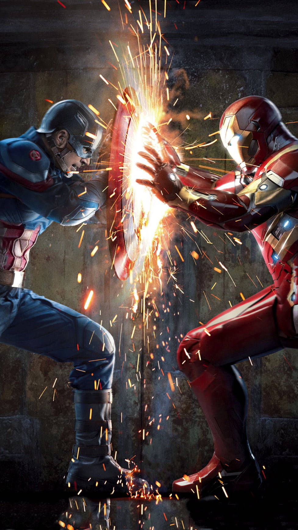 Captain America Versus Iron Man Avenger 3d