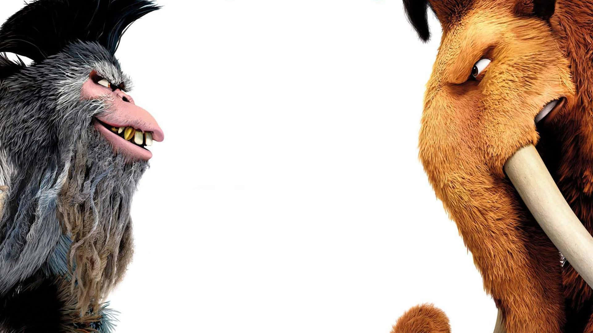 Captain Gutt In Ice Age Continental Drift Background