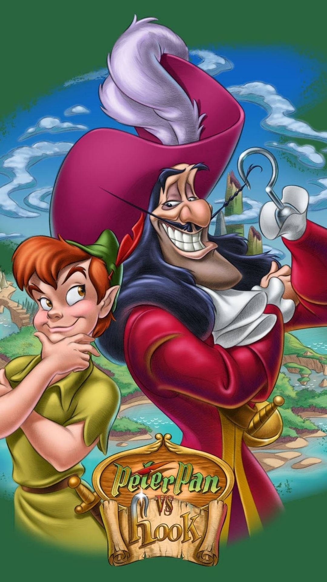 Captain Hook From Peter Pan Background