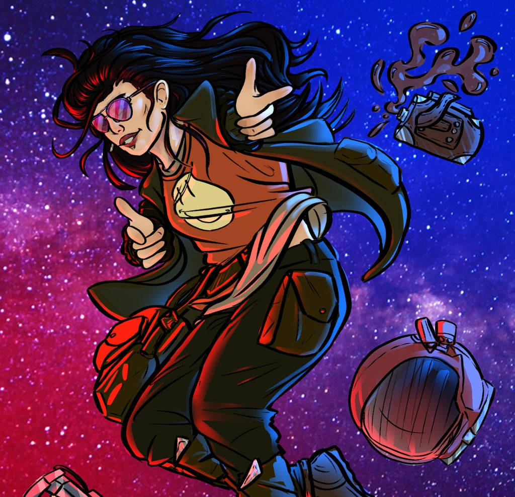 Captain Jang Space Sweepers In Space Background