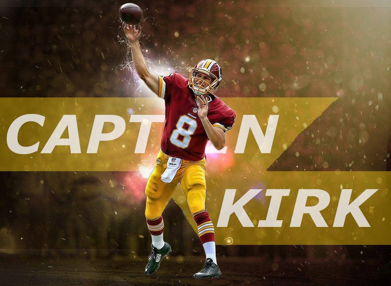 Captain Kirk Cousins Graphic Artwork