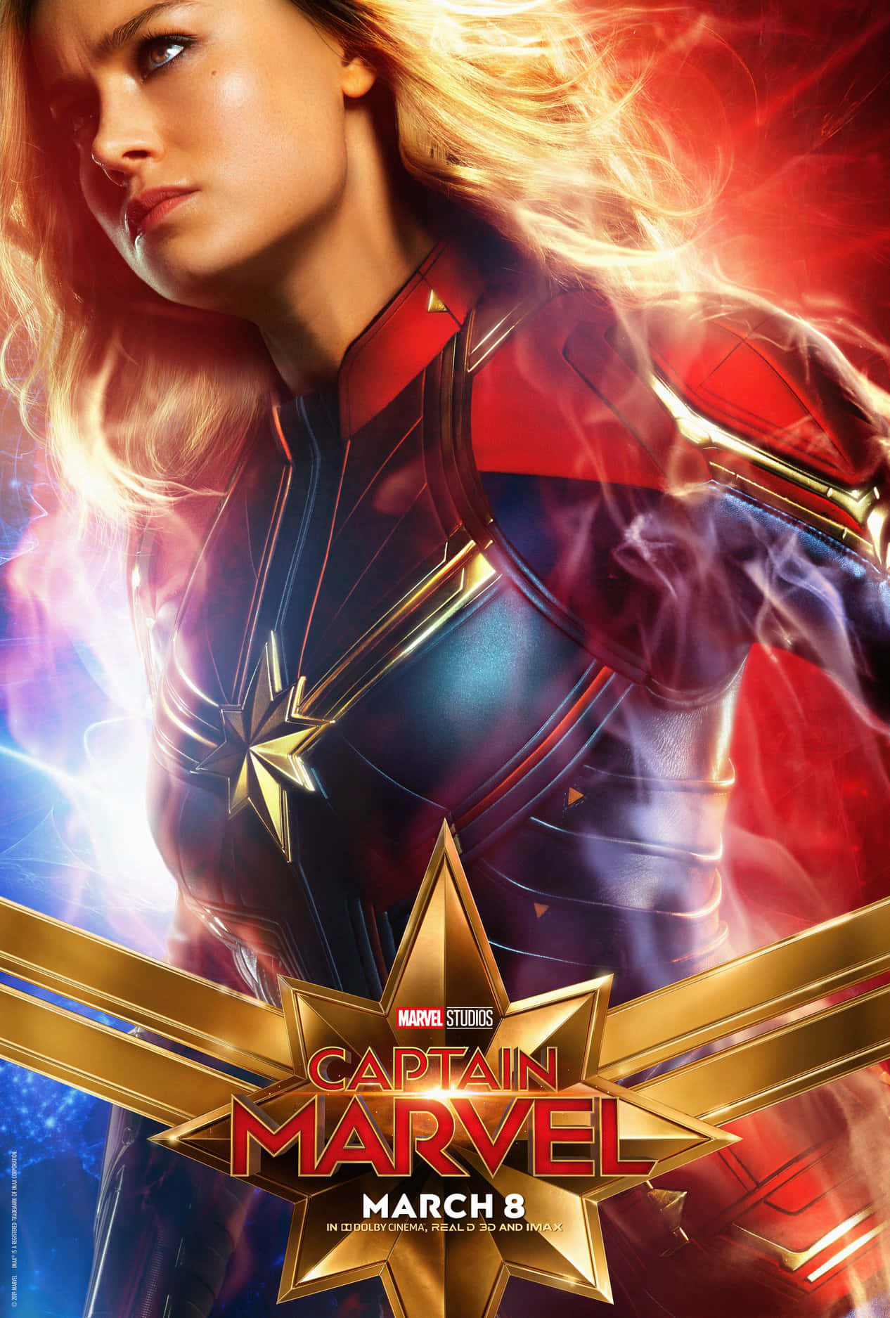 Captain Marvel Carol Danvers Graphic Background