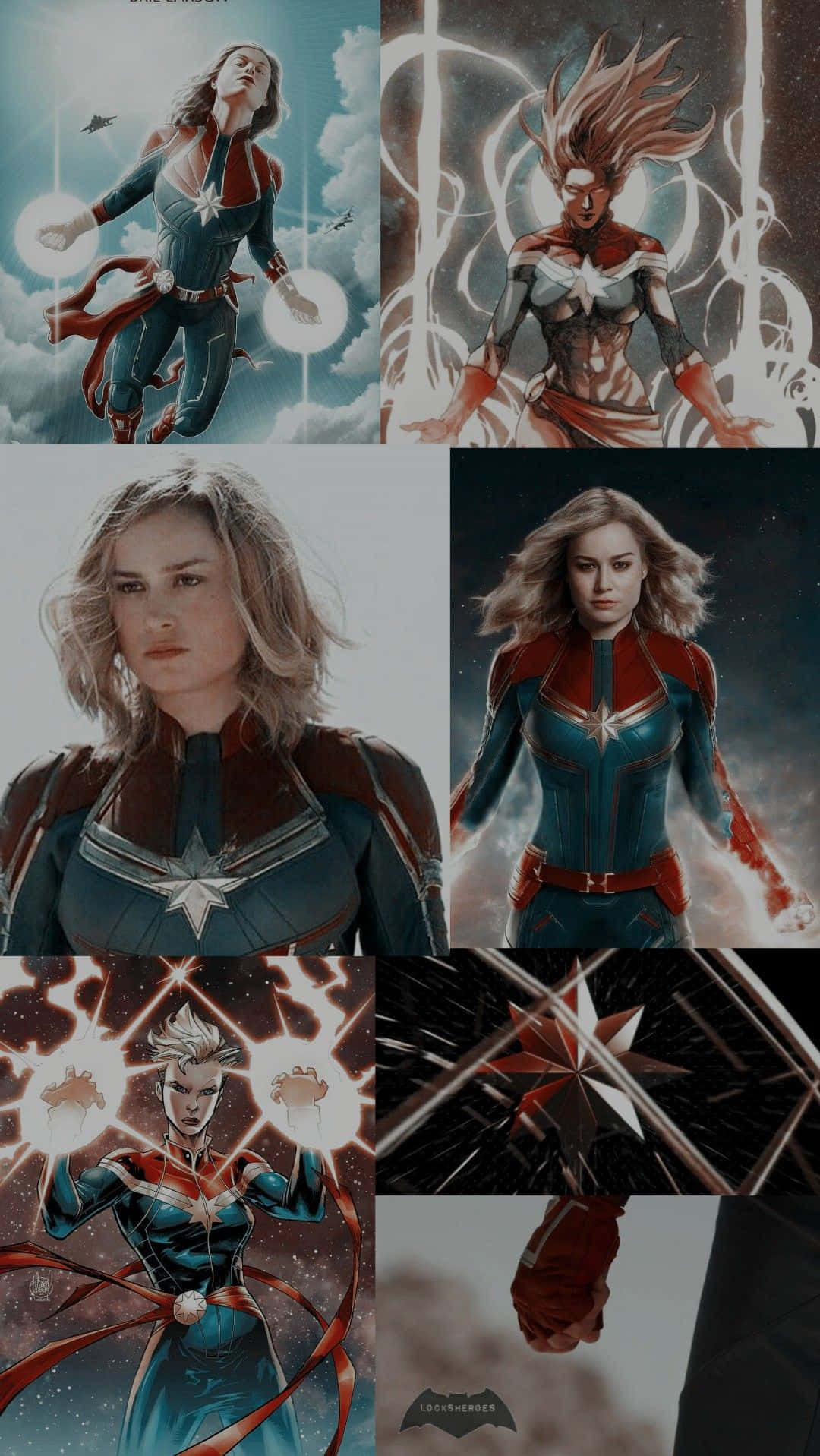 Captain Marvel Carol Danvers, Ready For Action Background