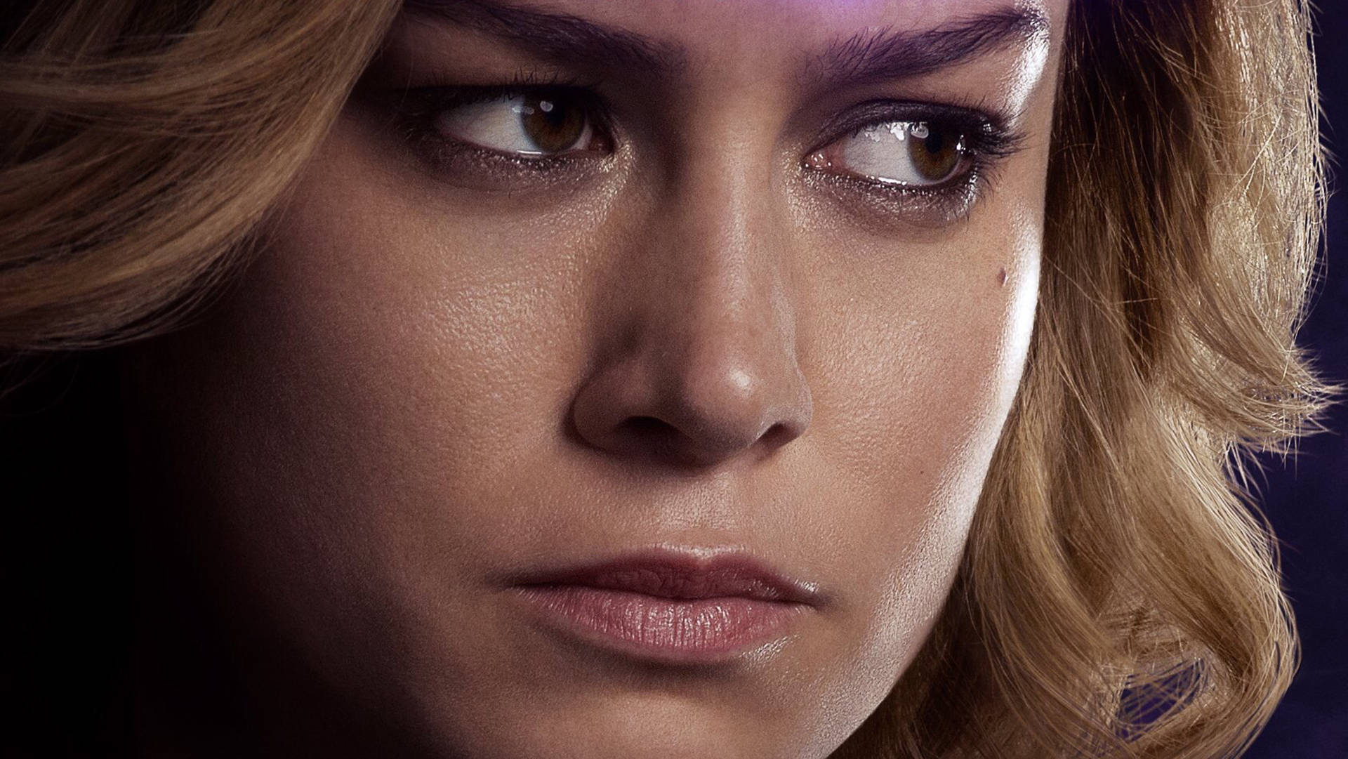 Captain Marvel Computer Brie Larson Background