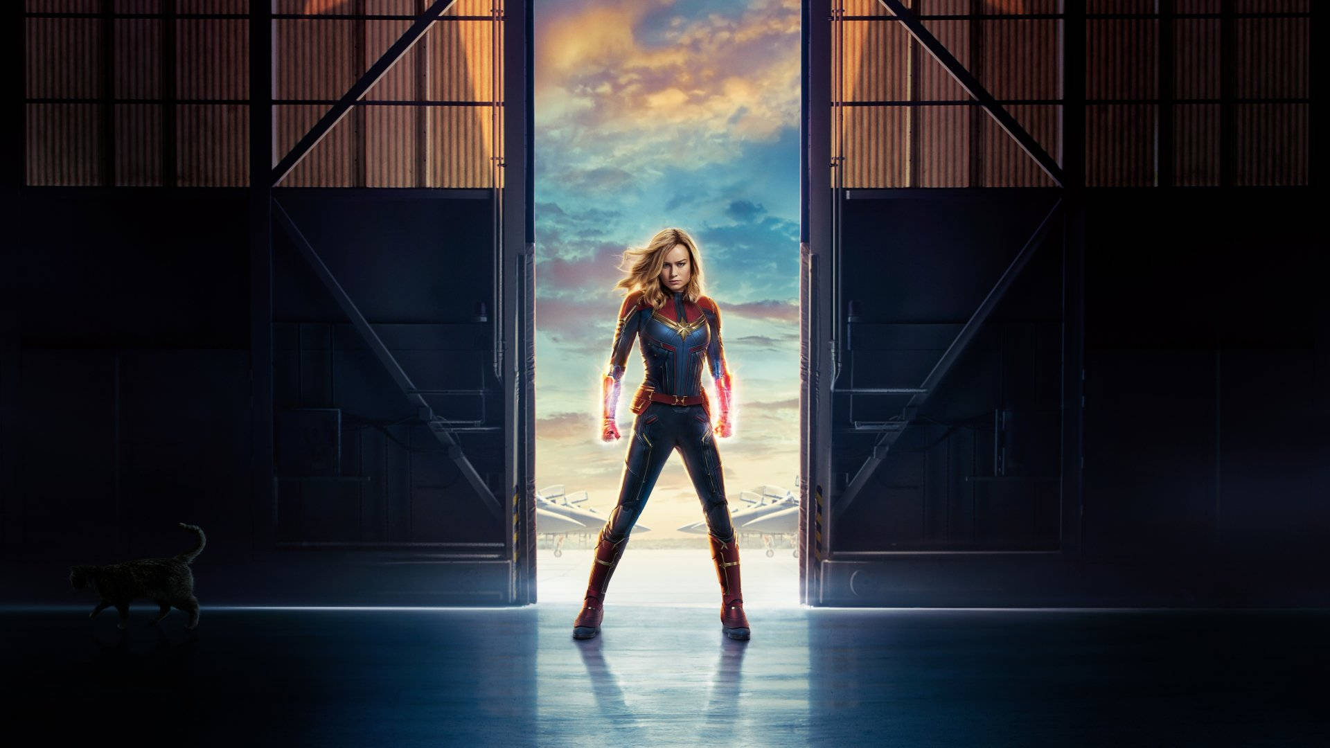 Captain Marvel Computer Carol Danvers Background