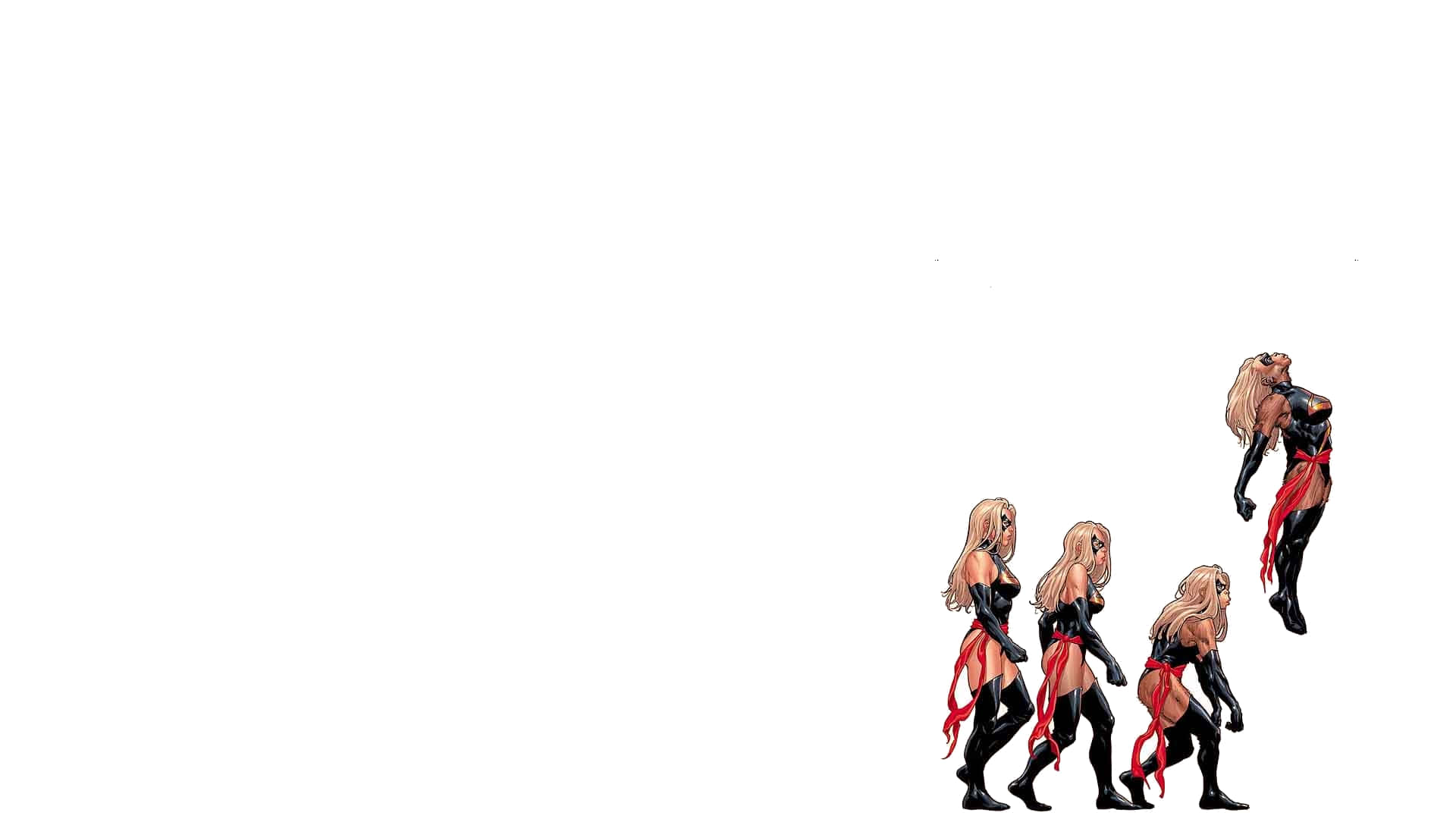 Captain Marvel Evolution Background