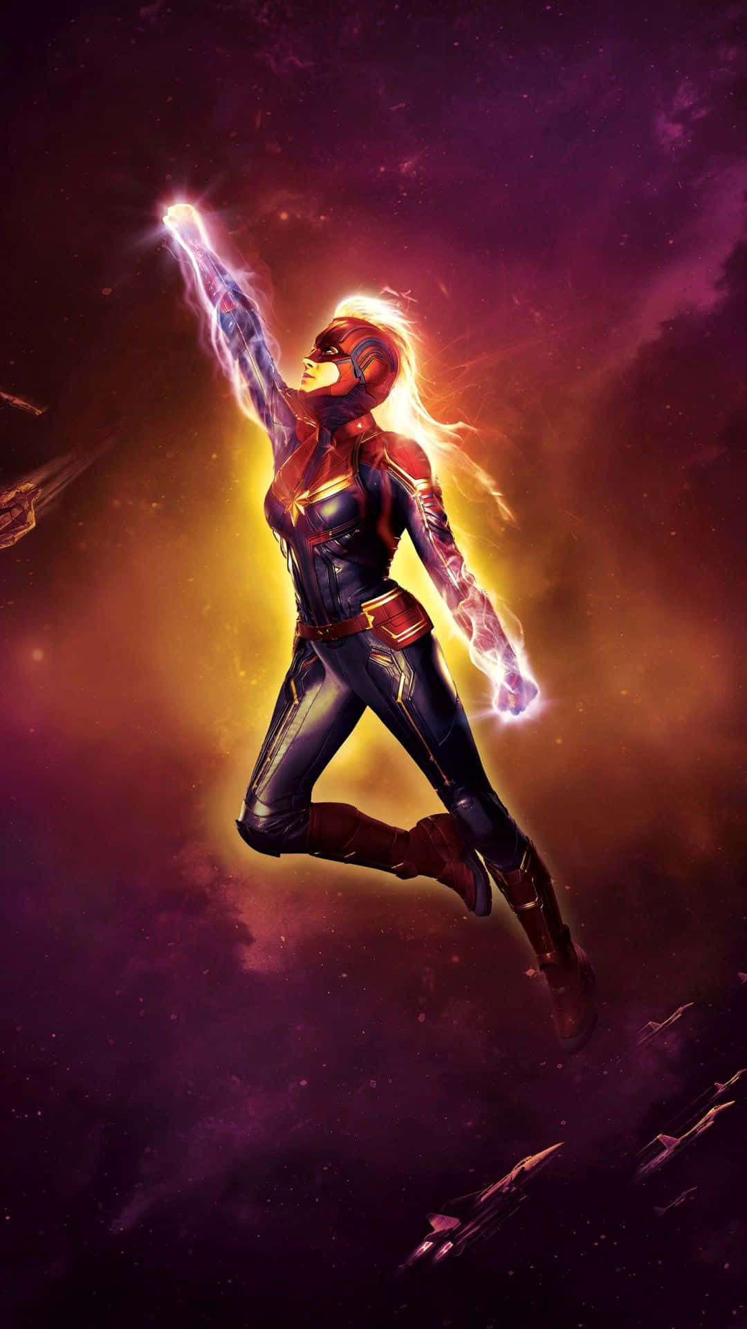 Captain Marvel Iphone 11 Background