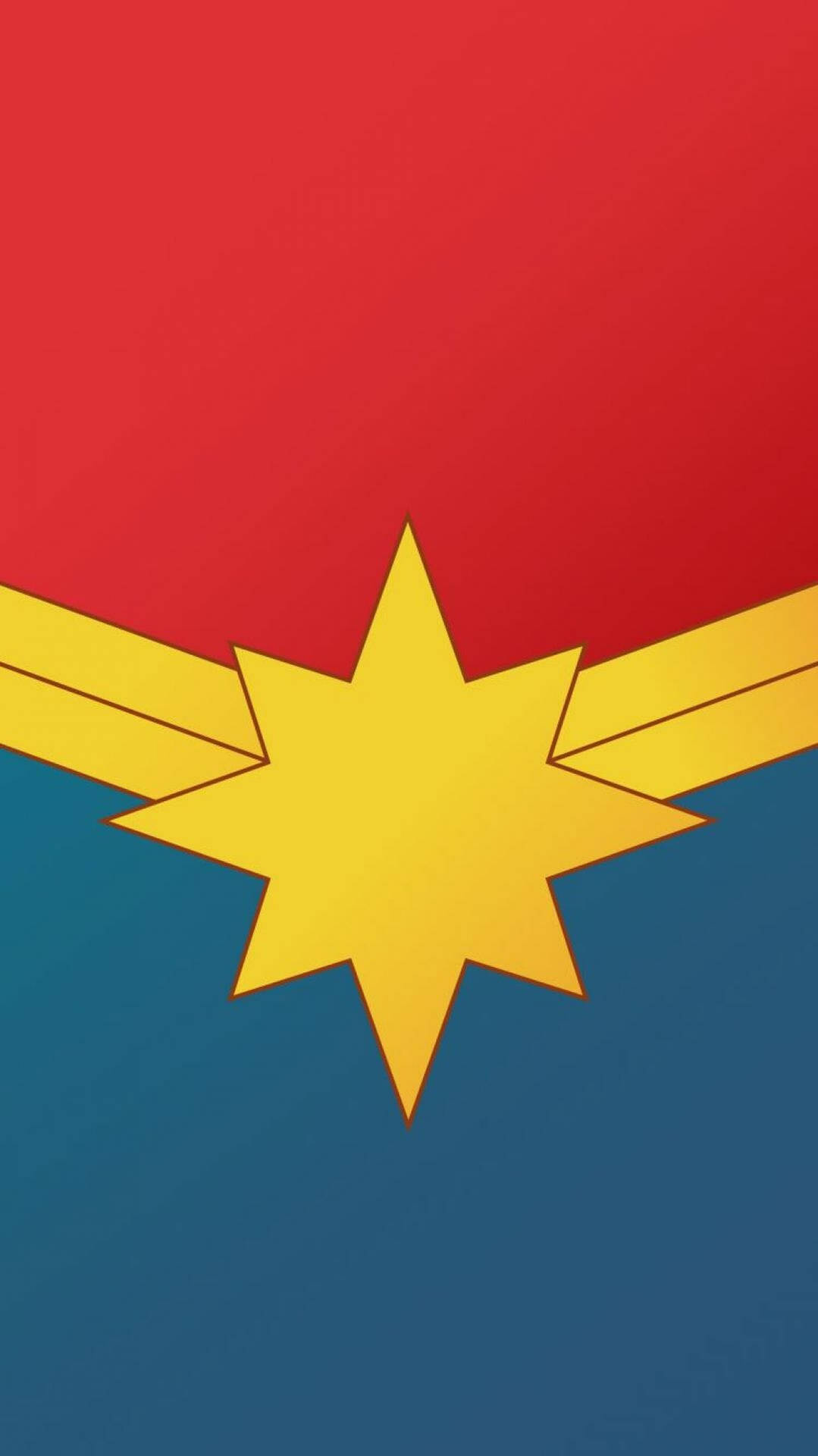 Captain Marvel Logo 4k Marvel Iphone Background