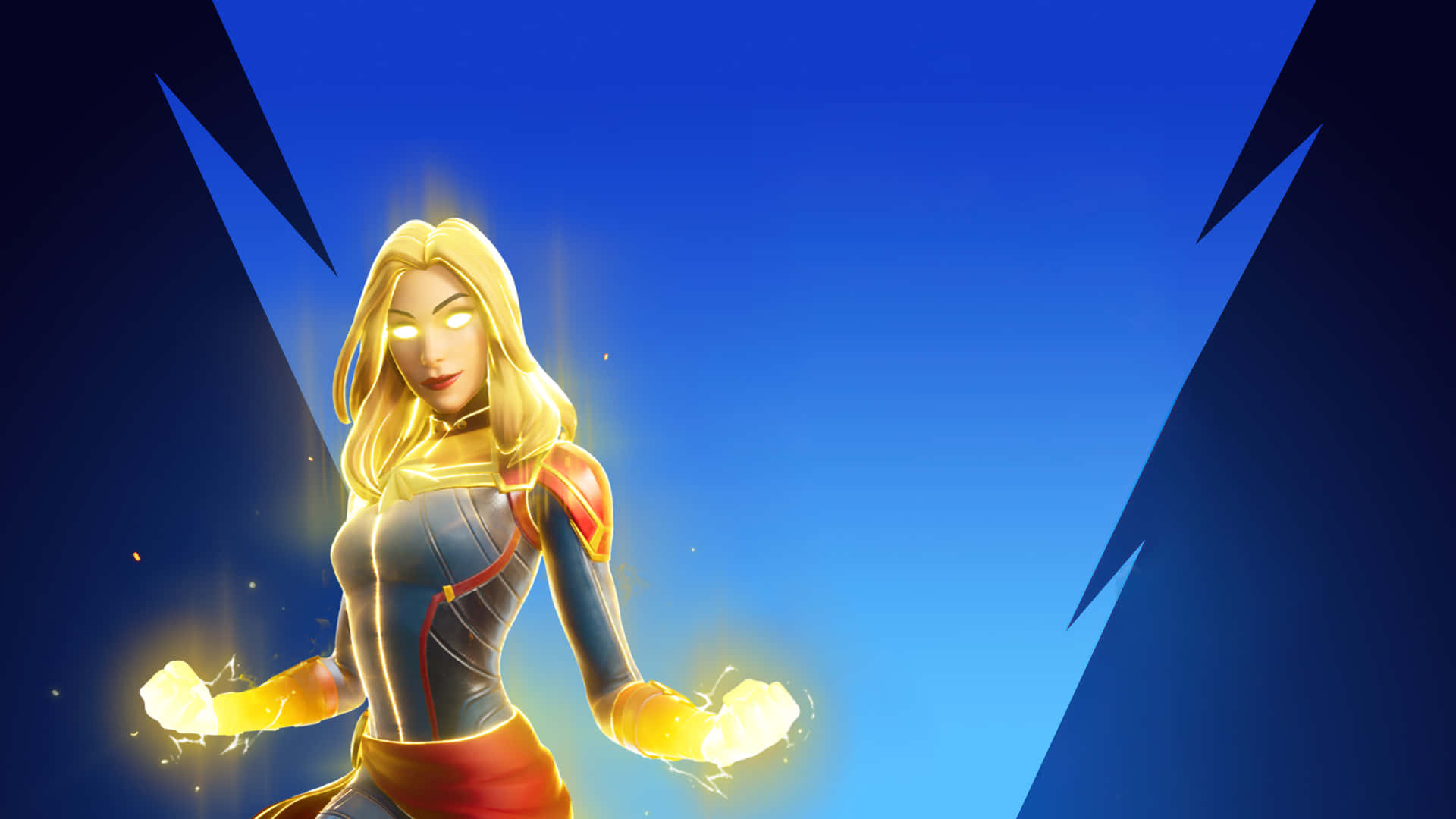 Captain Marvel, Making Saving The Universe Look Effortless. Background