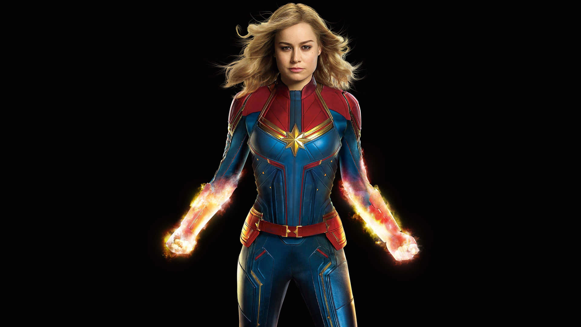 Captain Marvel Powerful Stance