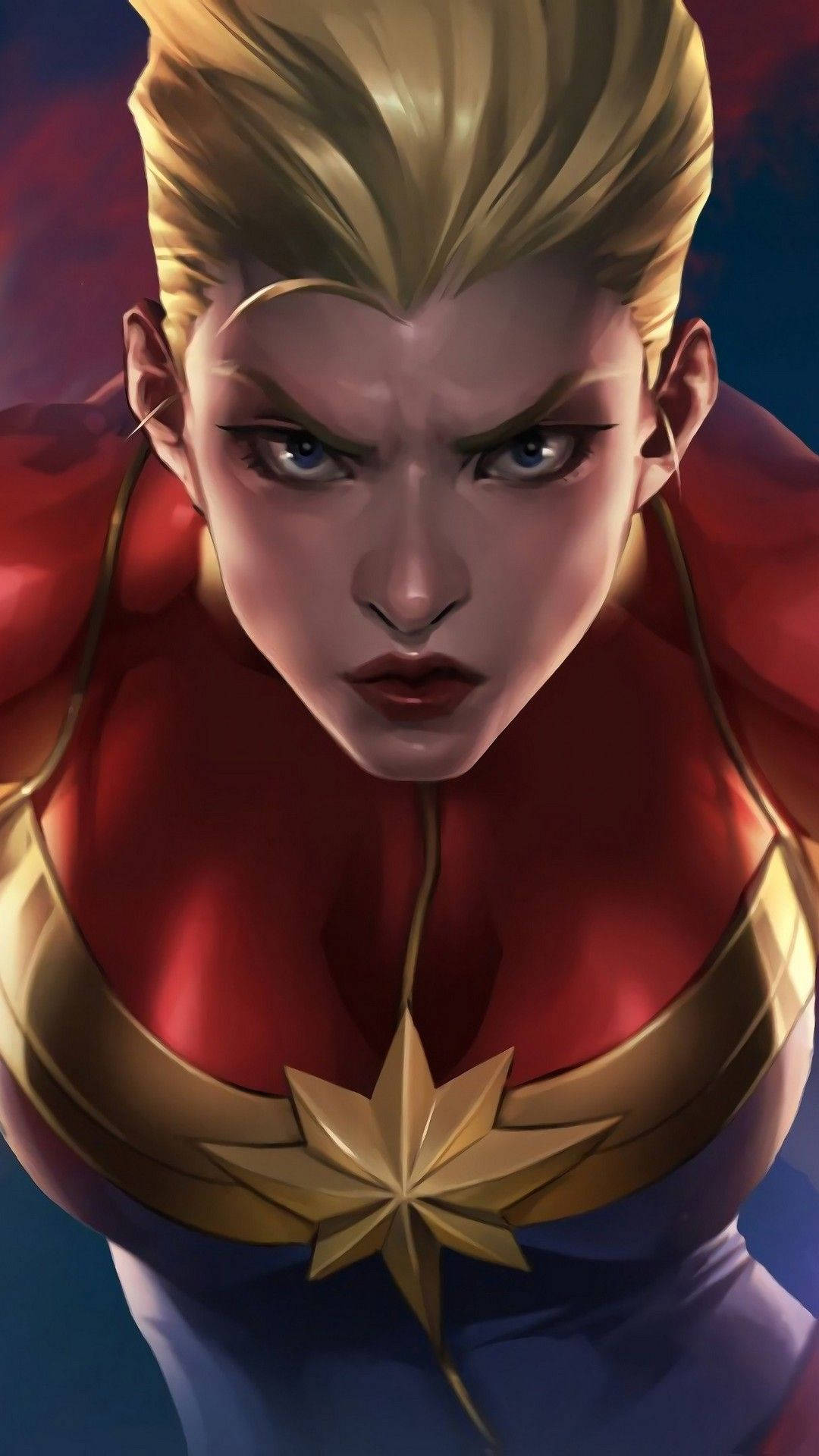 Captain Marvel Wallpaper Background