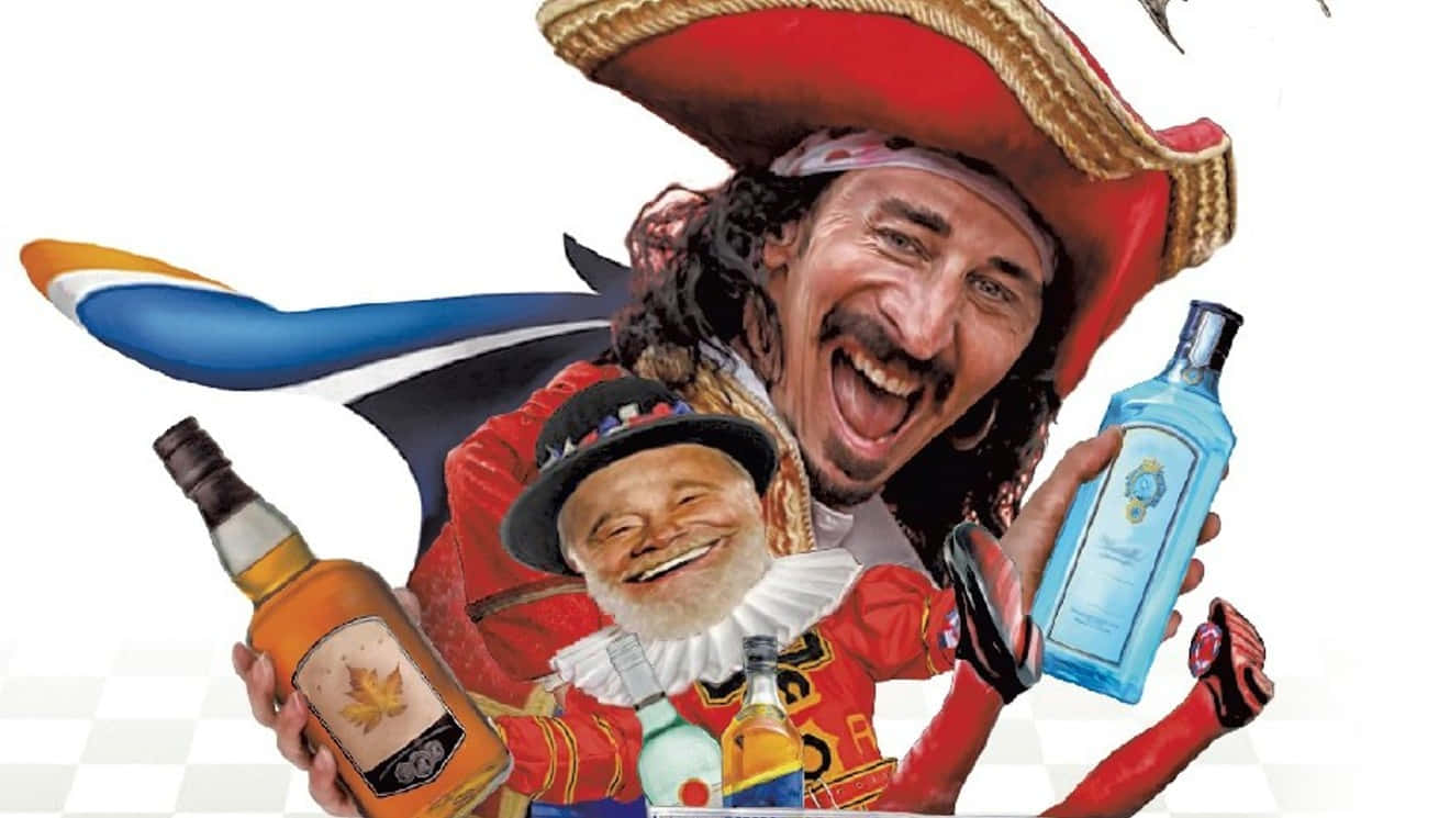 Captain Morgan Fantasy Collage Background