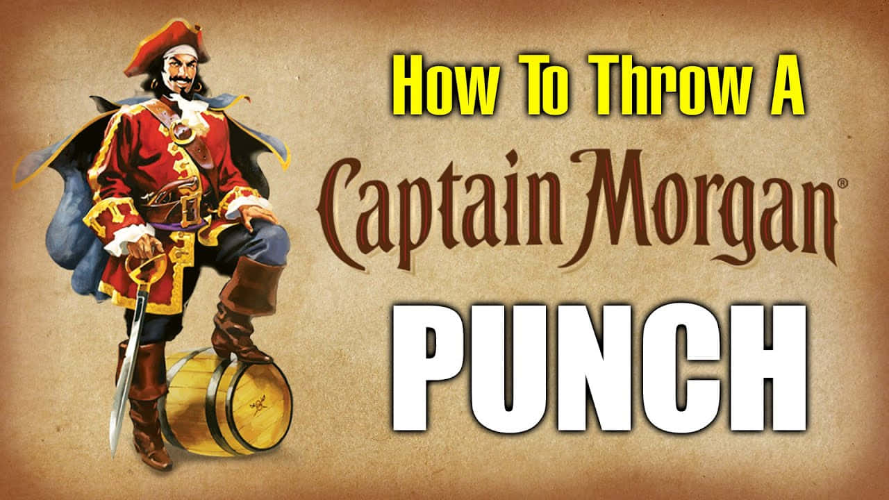 Captain Morgan Punch Recipe Advertisement Background