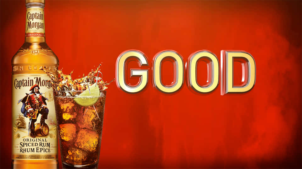 Captain Morgan Spiced Rum Good Advertisement Background