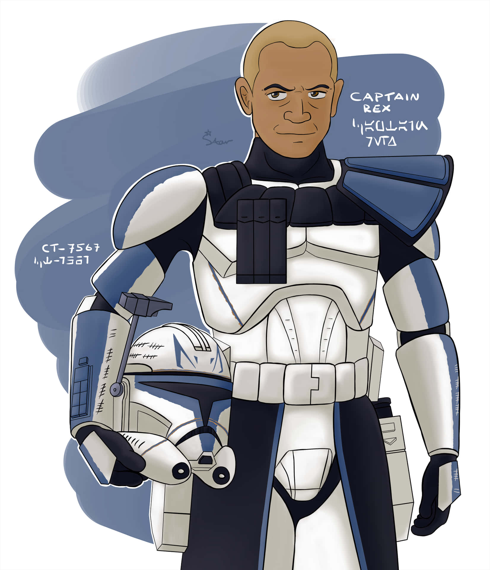 Captain Rex Art Background