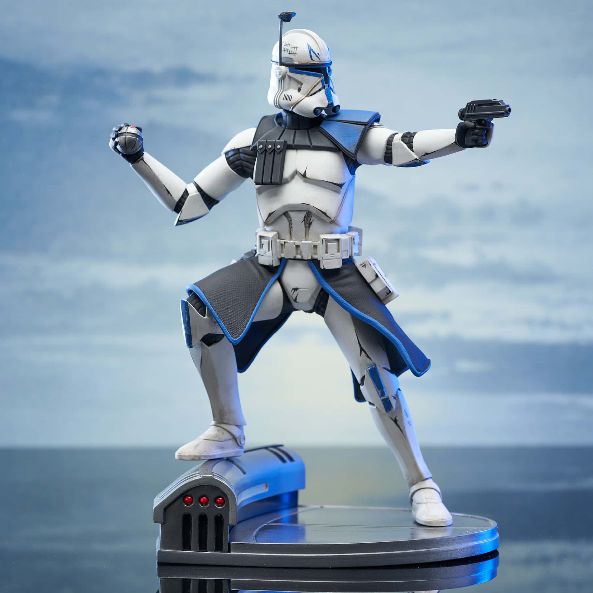 Captain Rex In Action Background