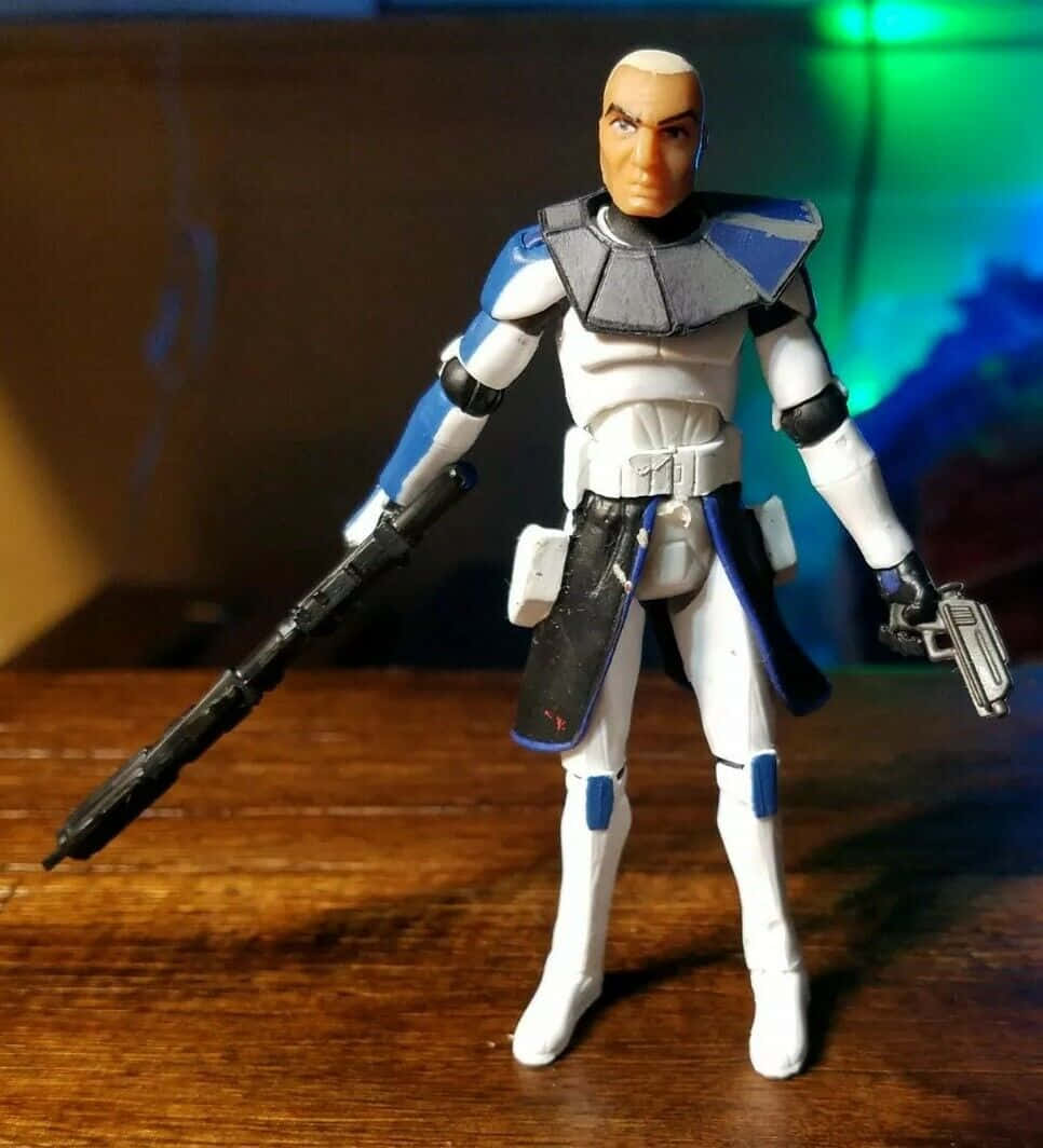 Captain Rex Toy Blaster Rifle Pistol Background