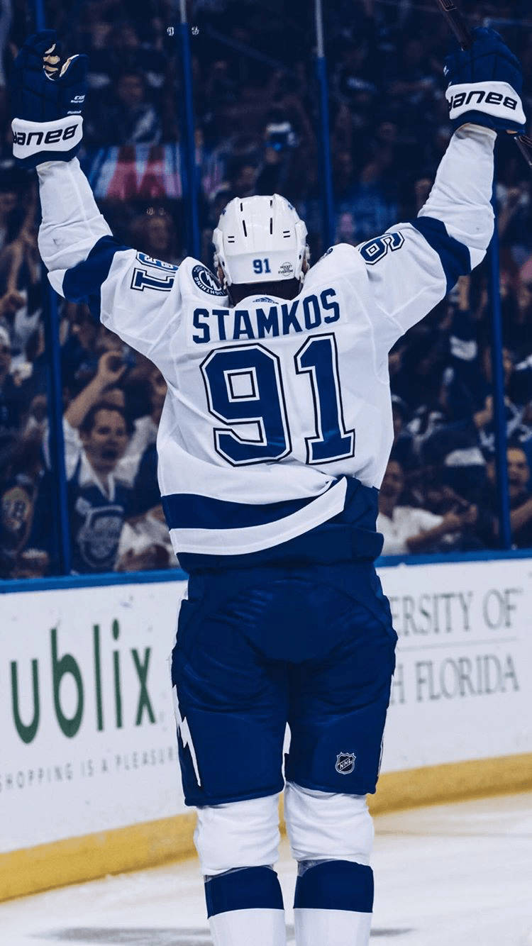 Captain Steven Stamkos Tampa Bay Lightning Game Background