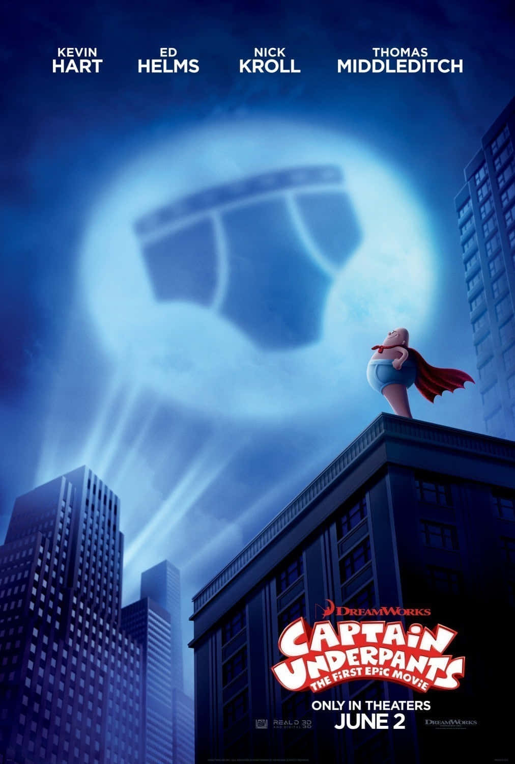 Captain Underpants: The First Epic Movie Theater Release Background