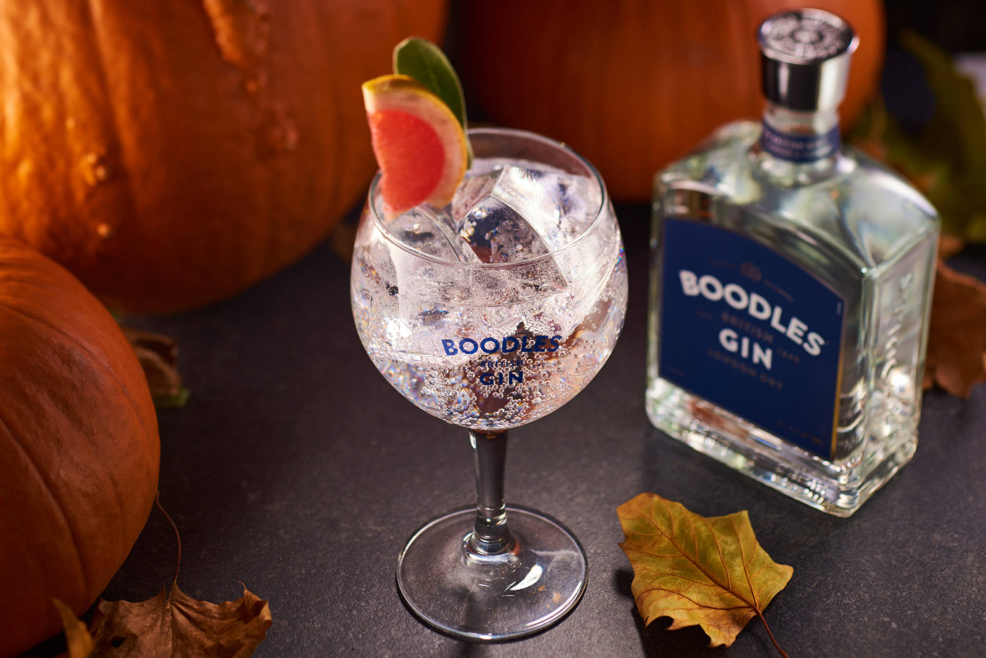 Caption: A Feast For The Senses: Boodles British Gin Background