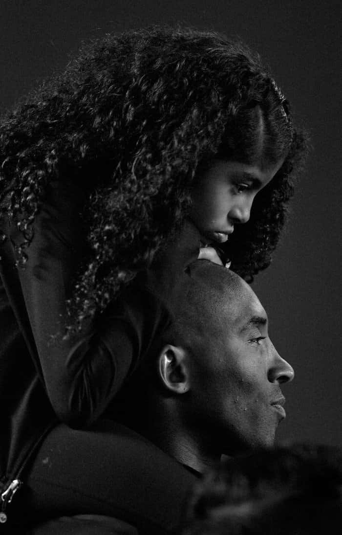Caption: A Heartfelt Tribute To Kobe And Gigi Bryant Background