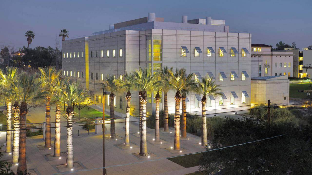 Caption: A Sunny Day At The California Institute Of Technology Campus