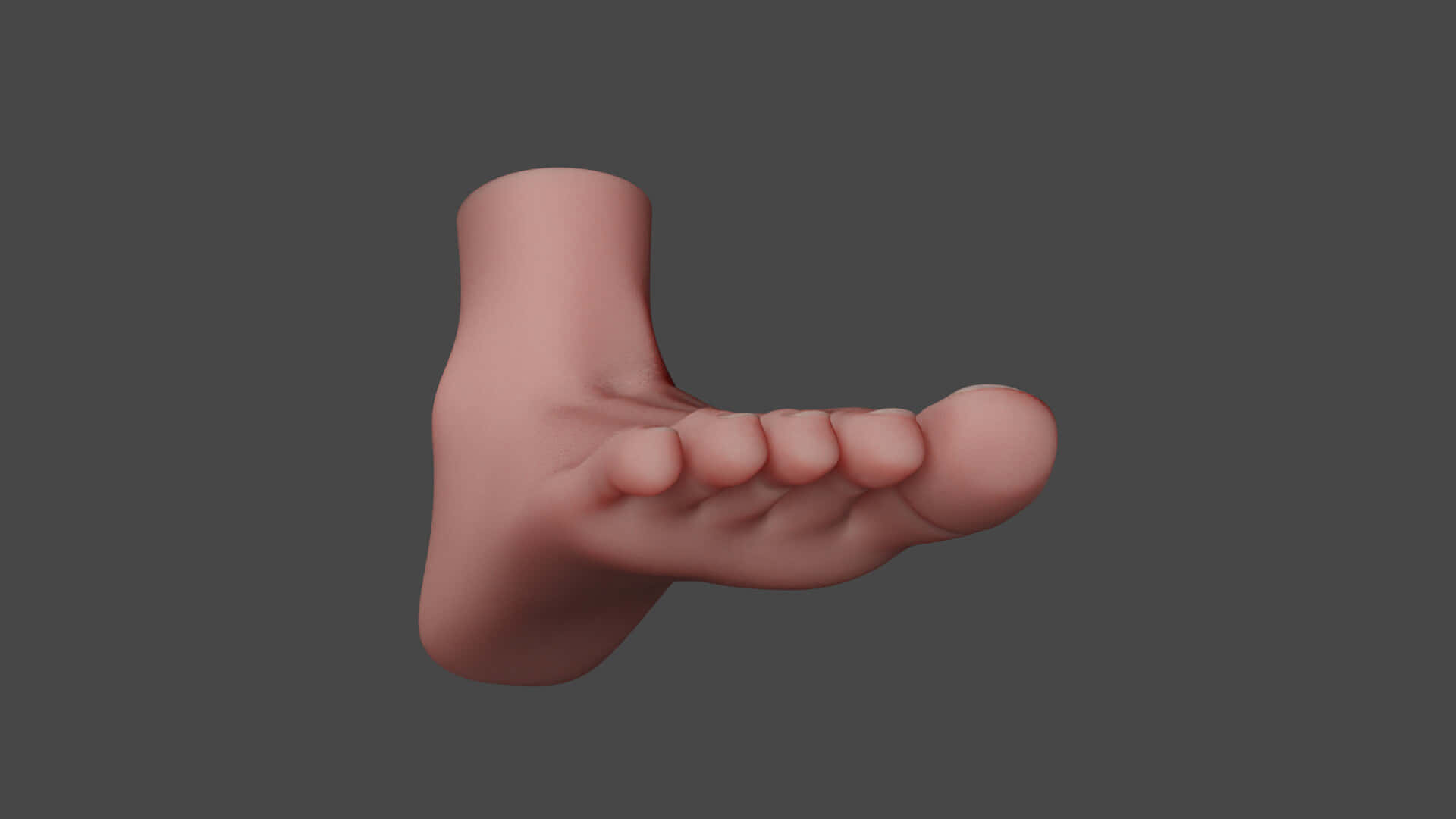 Caption: A Vibrant Render Of Young Male Feet