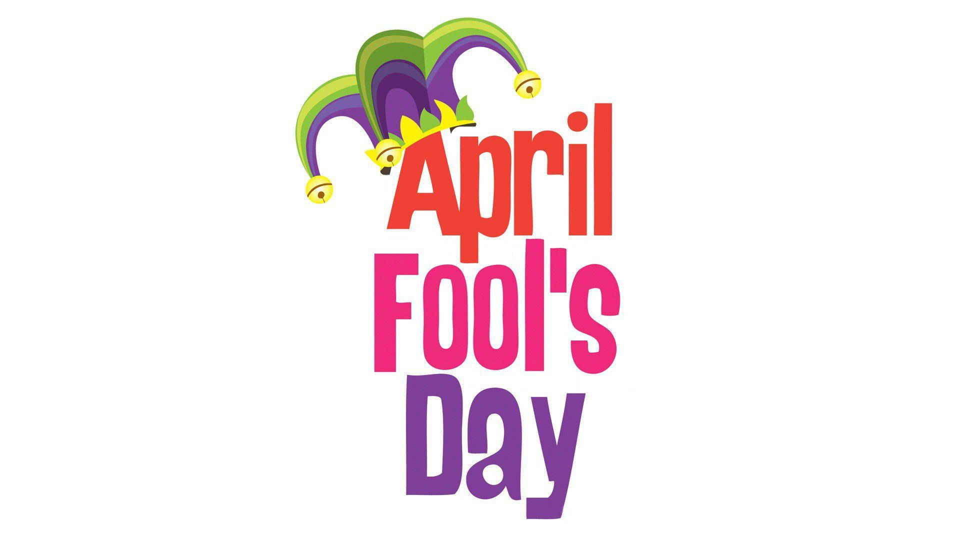 Caption: A Whimsical April Fools’ Day Celebration Background