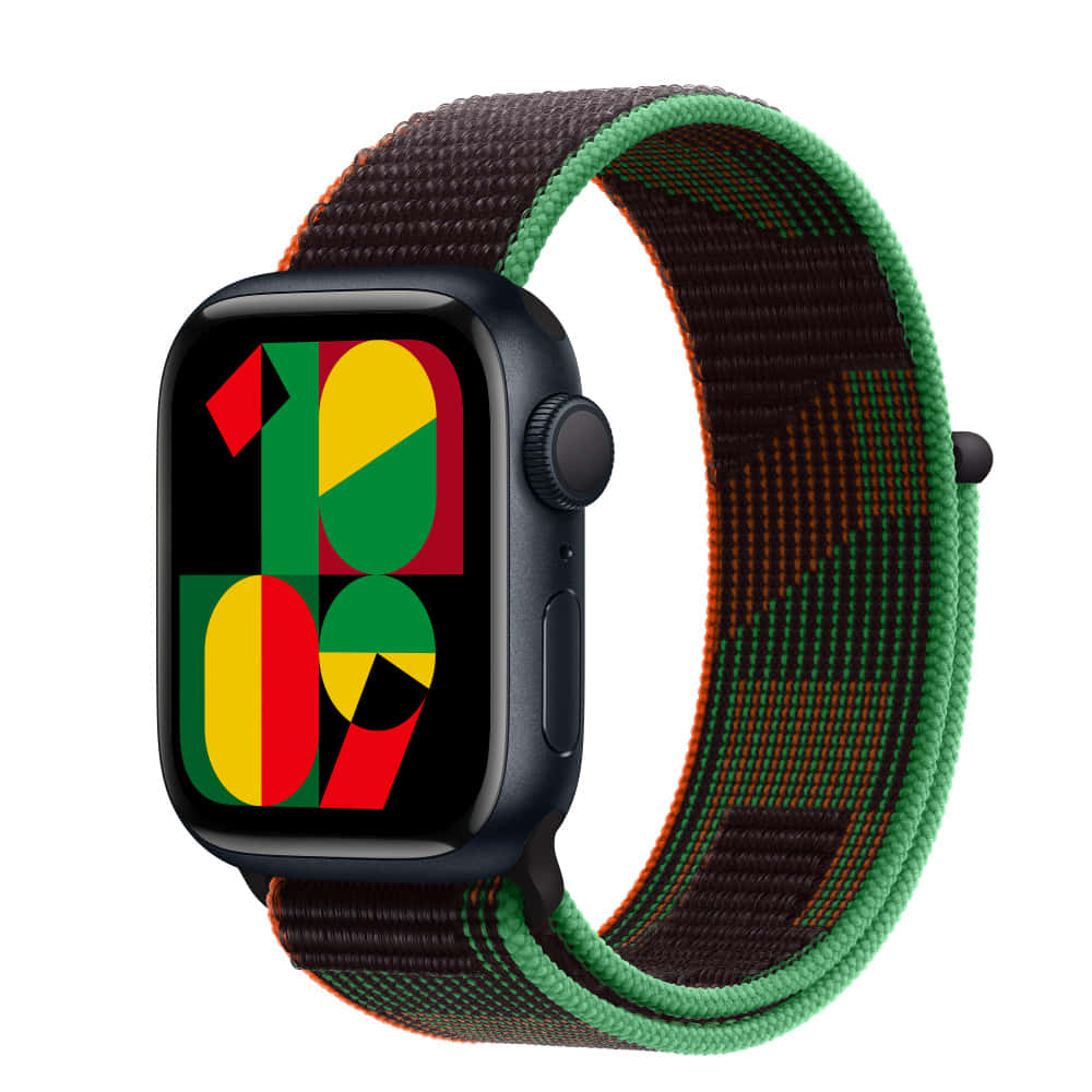 Caption: Adorable Apple Watch Face From Series 8 Background