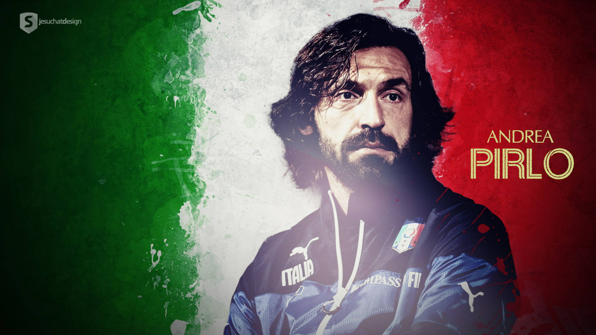 Caption: Andrea Pirlo In Action: Master Of The Beautiful Game Background