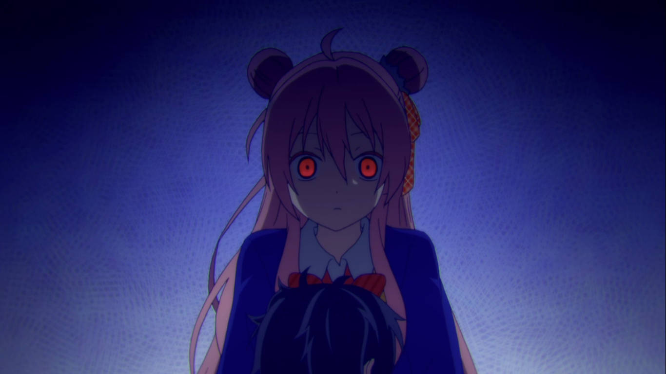 Caption: Anime Characters - Happy Sugar Life Background