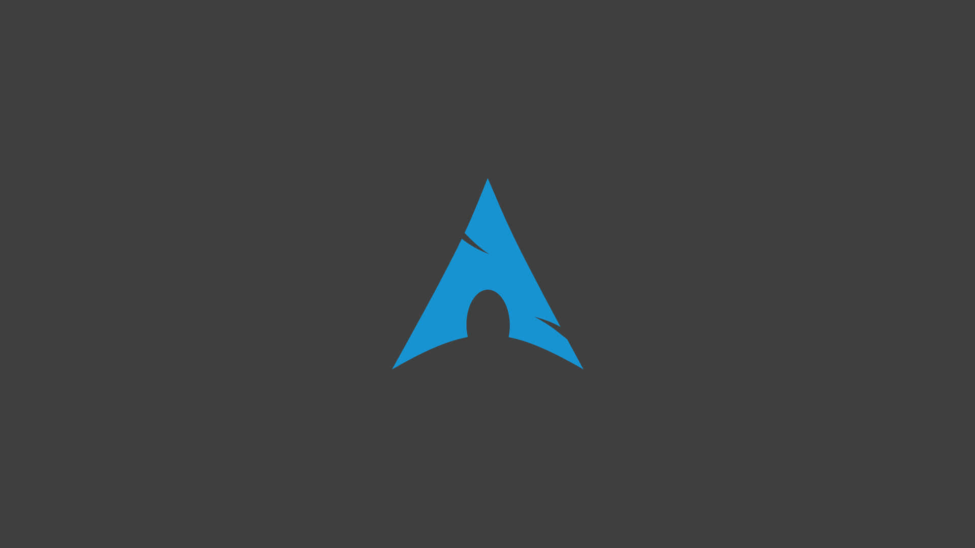 Caption: Arch Linux Minimalist Wallpaper Background