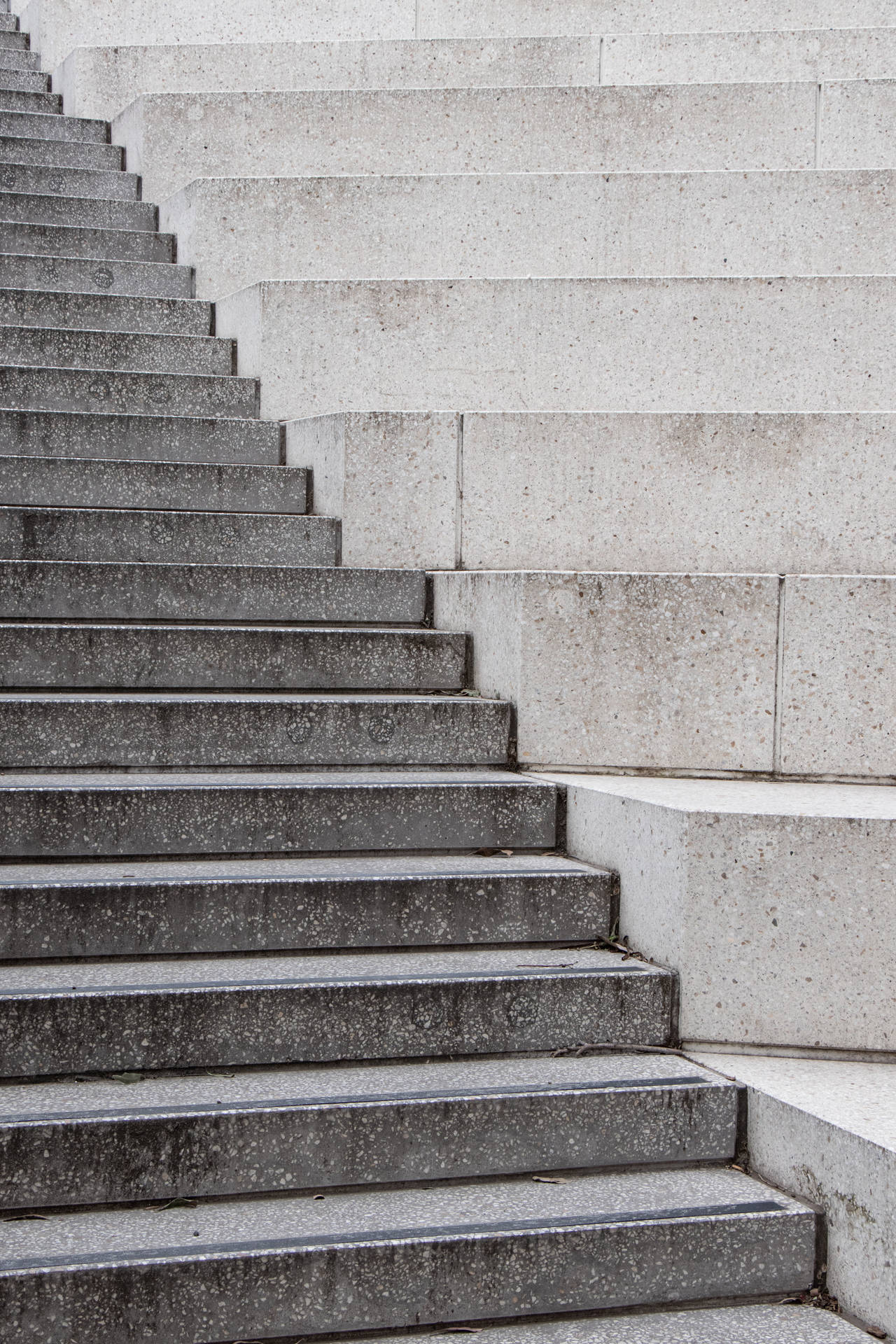 Caption: Architectural Detail Of Concrete Texture Staircase