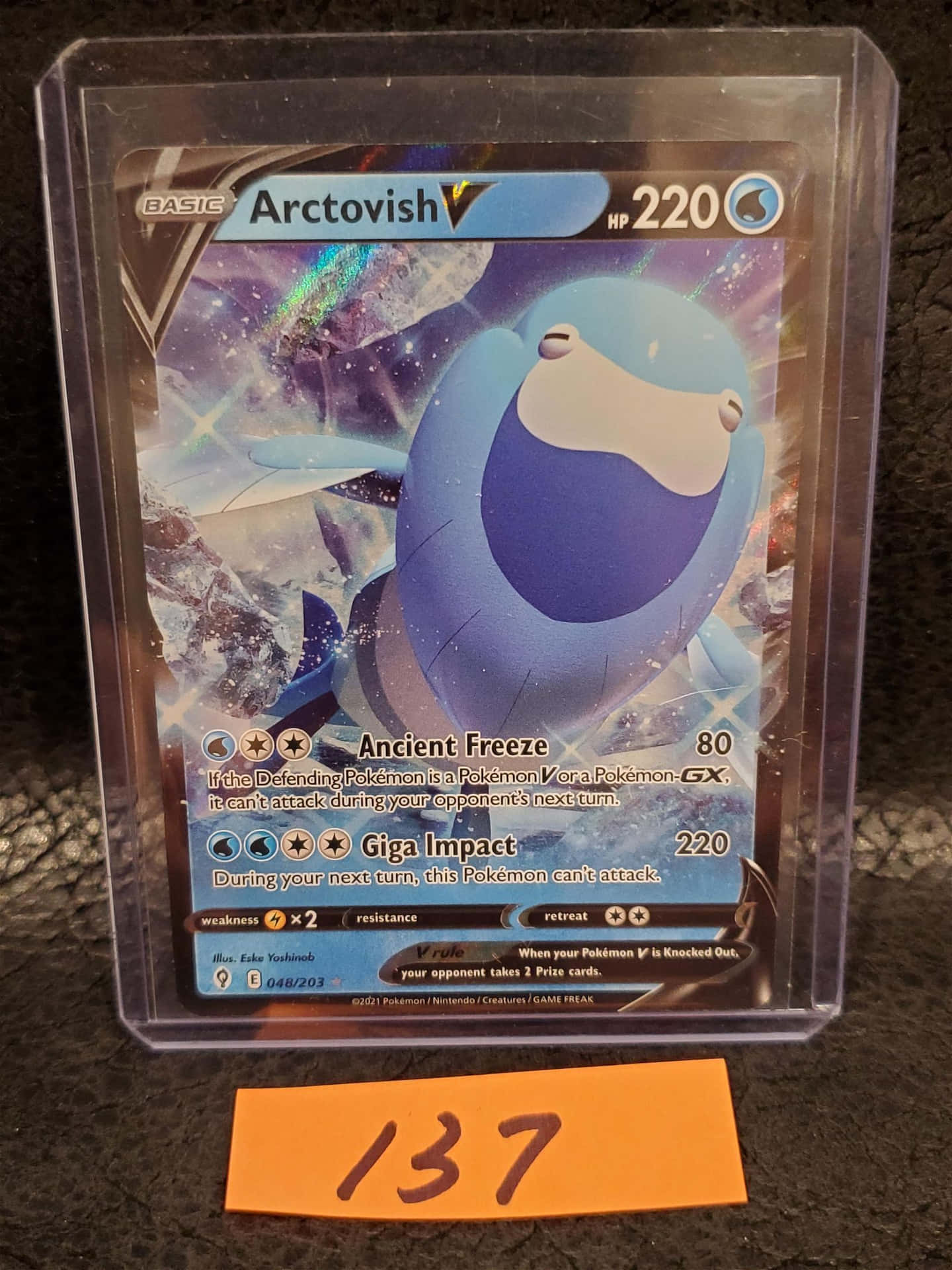 Caption: Arctovish Pokemon Card In Action