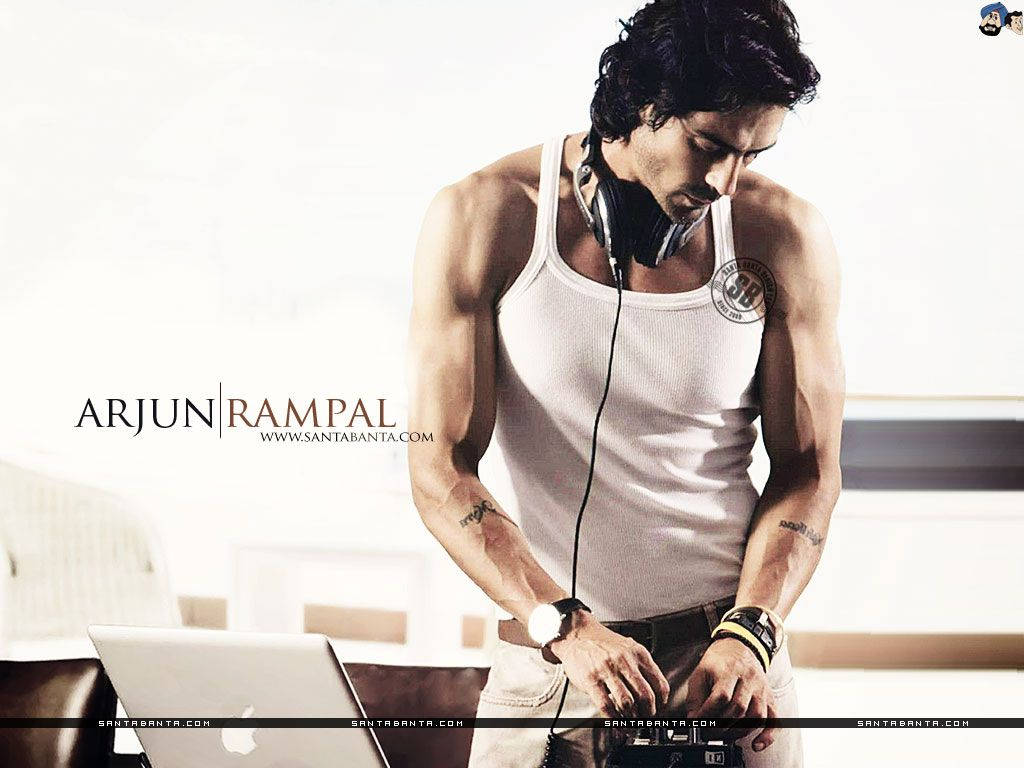 Caption: Arjun Rampal - The Epitome Of Indian Cinema Background