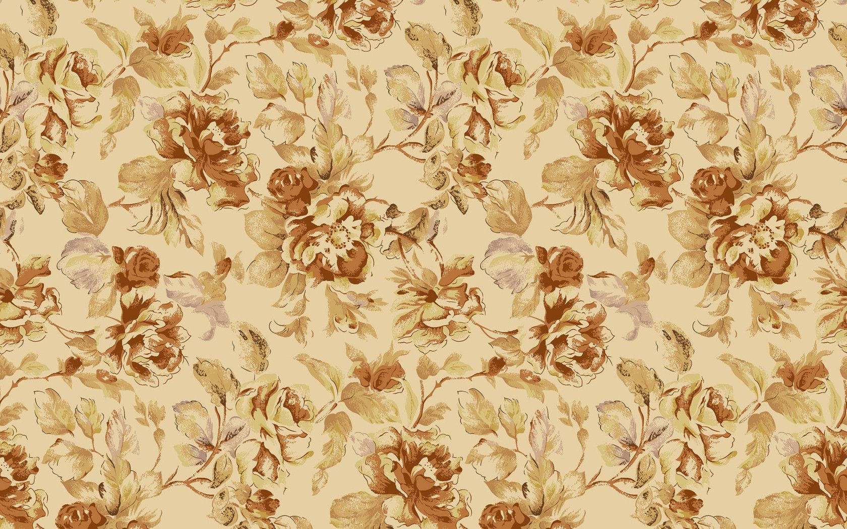 Caption: Artistic Sepia Flower Design Background