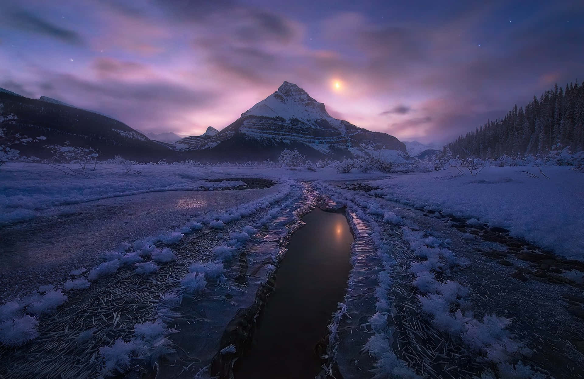 Caption: Astonishing View Of Pristine Jasper National Park, Canada