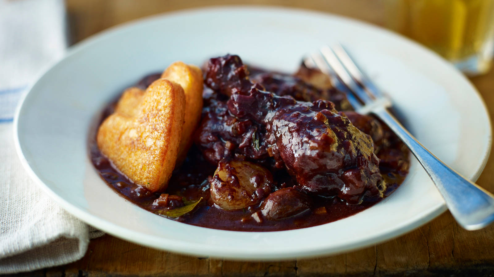 Caption: Authentic Coq Au Vin Platter- A Feast For The Eyes And Palate