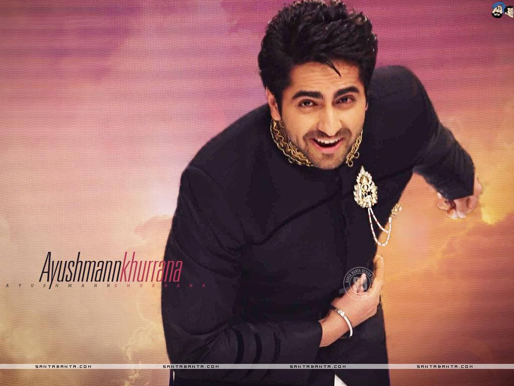 Caption: Ayushmann Khurrana Pondering In Style Background