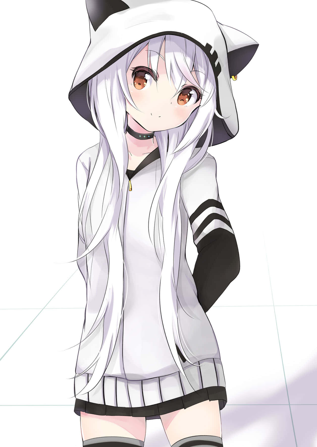 Caption: Azuma Lim, A Musical Protagonist In Anime Background
