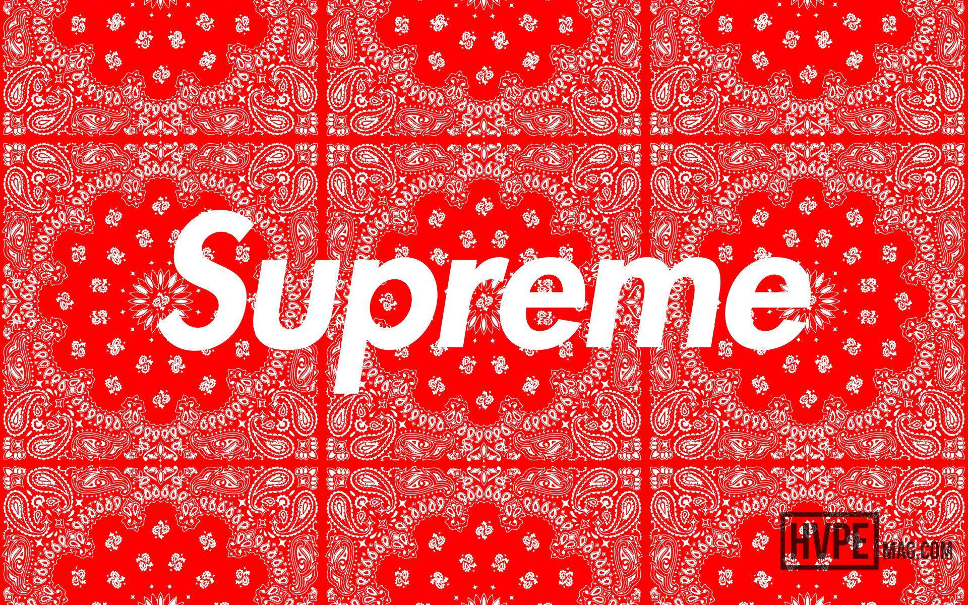 Caption: Bandana Supreme Laptop Display Background