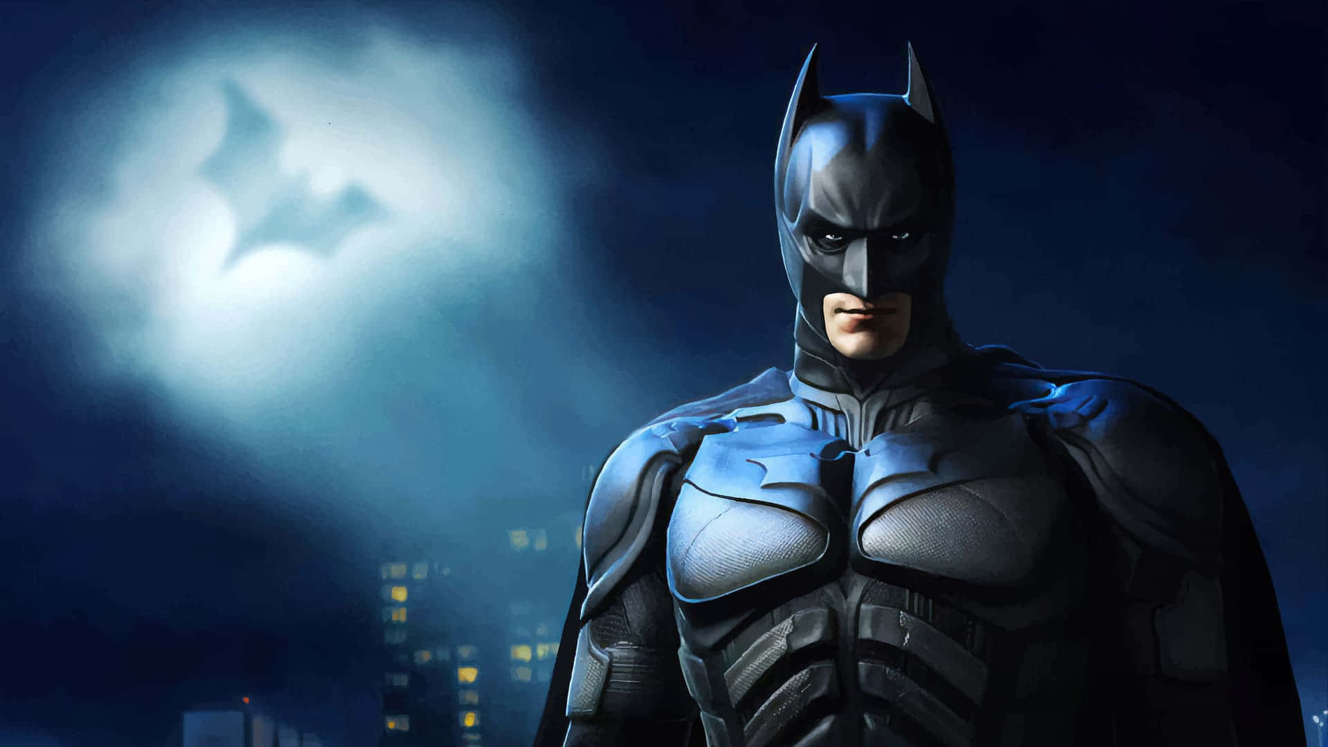 Caption: Batman In Action On Desktop Background Background