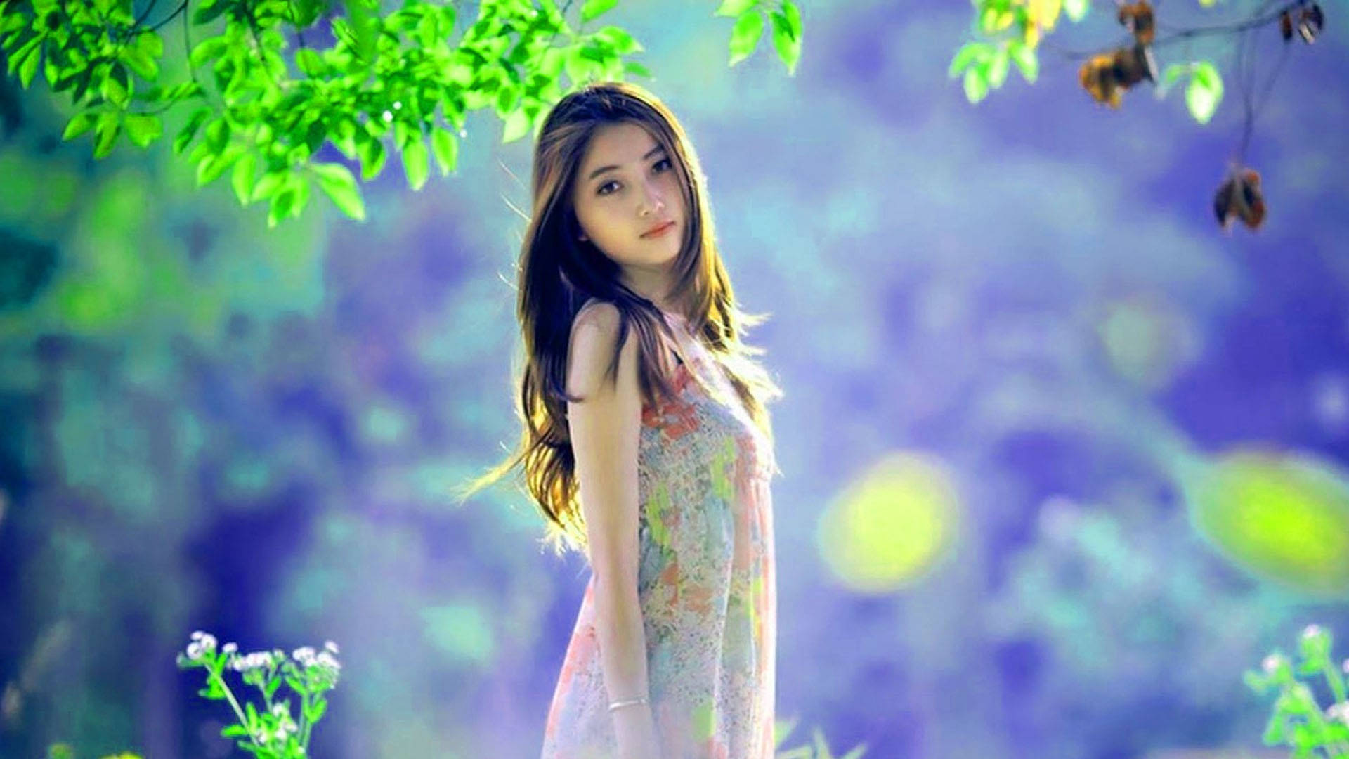 Caption: Beautiful Chinese Woman In Sundress